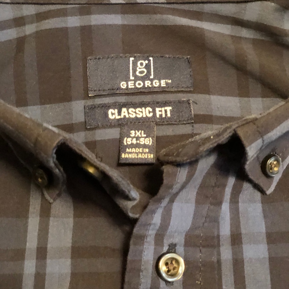 Men’s Short Sleeve Collared Shirt- Blue
